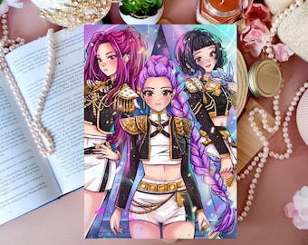 Print GOLDEN / Cazadoras de demonios / HUNTR/X /Anime /Manga / Idols