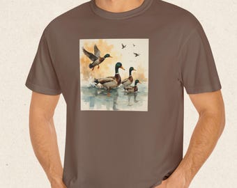 Camiseta vintage de pato real: estilo Naturecore de los 90