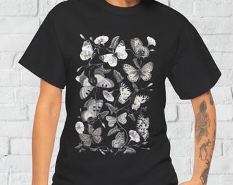 Vintage Butterfly T-Shirt: Cottagecore Nature Tee