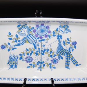Turi Design Lotte Norway Casserole Dish Serving Platter Porcelain Vintage
