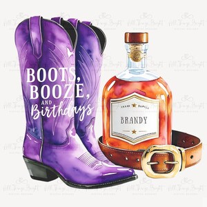 Cowgirl Birthday PNG, Nash Bash Party Squad, Nashville Girls Trip, Boots Booze Birthday Sublimation, Matching Party Shirts, 300DPI File, PNG
