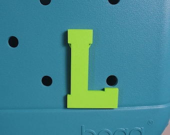 Custom Varsity Letter Bogg Bag Charm | 3D Printed | Initials | Numbers | Tote Charm | Bogg Bag Accessories | Monogram | Bogg Bag Tags
