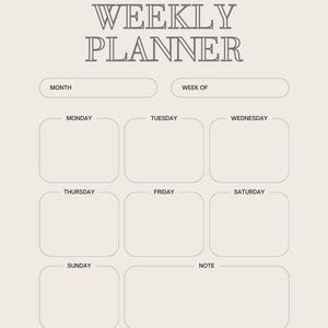 Daily To do list printable, productivity planner, weekly planner, instant download, printable planner