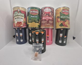 16 Vial Peptide Vial Pep Holders - "Vial-Can Vanisher" Can Safe Storage Hidden Diversion Safe - Multiple Color Inserts Available!