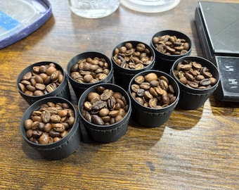 Récipients de stockage de grains de café doseurs individuels (Ensemble de 8)