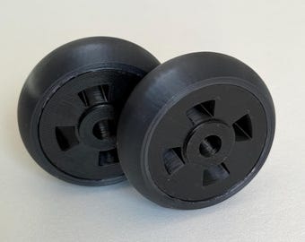 2 x Ersatz-Kofferräder/-rollen – kompatibel mit Samsonite, Delsey und anderem Gepäck – alle Größen, strapazierfähig.