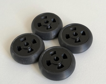 Ersatz-Kofferrollen – Kompatibel mit Samsonite, Delsey und anderem Gepäck – Alle Größen, strapazierfähig. 4er-Pack.