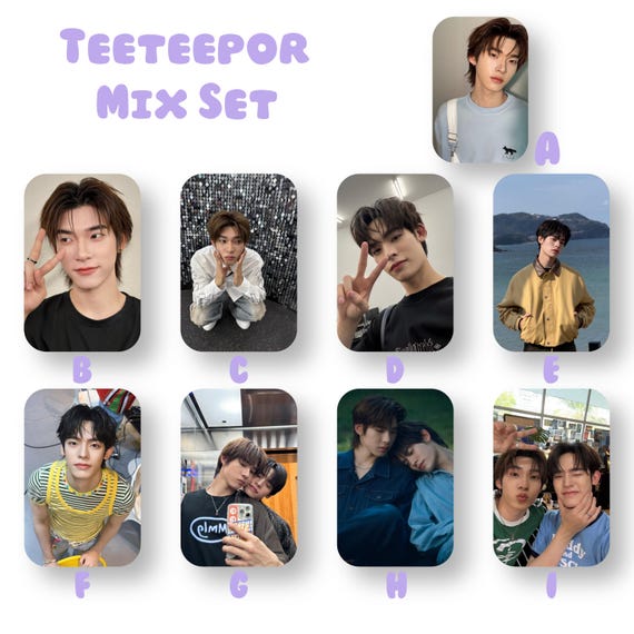 Teeteepor Domundi Photocard Set | Custom Personalised Thai BL