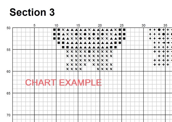 FNAF 1 Animatronics Cute Cross Stitch Pattern PDF Digital 