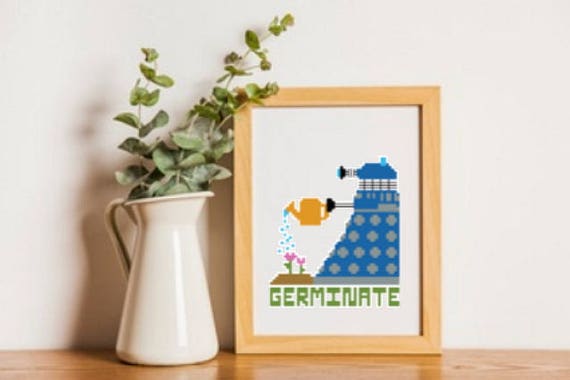 Doctor Who Dalek Germinate Cross Stitch Pattern - Etsy UK