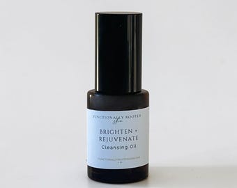 Brighten + Rejuvenate Cleansing Oil for Dull, Lackluster Skin • Natural  Facial Cleansing Oil for Skin Barrier Support