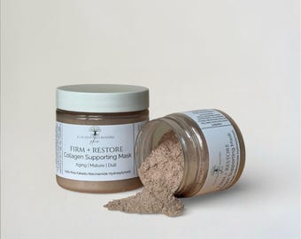 Firm + Restore Clay Face Mask for Mature Skin | Barrier Repair | Gotu Kola & Hibiscus
