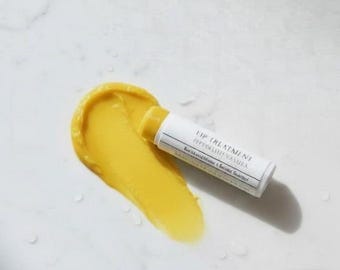 Barrier Repair Lip Treatment with Calendula CO2 + Cupuacu Butter + Camellia Seed Oil | Natural Lip Care | Functionally Rooted