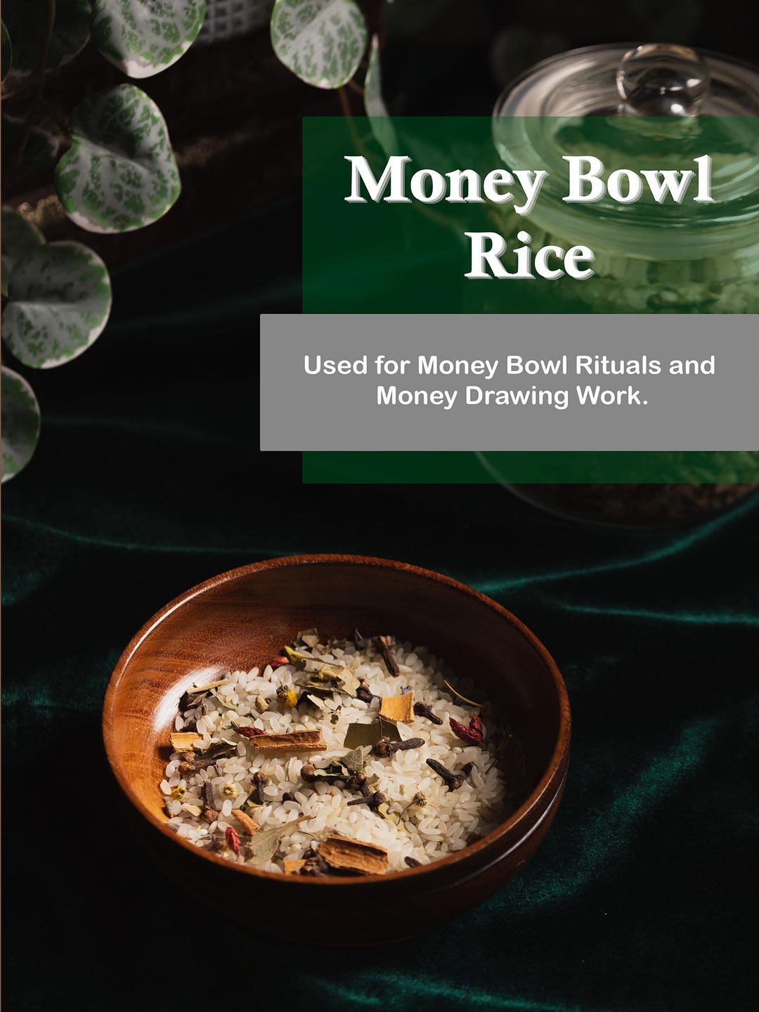 Money Drawing Rice, Prosperity and Abundance Ritual Work, Money Bowl ...