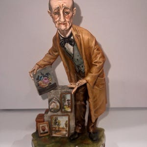Capodimonte „Tyche Tosca“ Antiquarische Vintage Porzellanfigur.