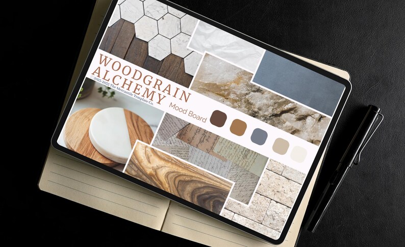 Woodgrain Alchemy Color Palette – Walnut Bark HEX Codes (PNG Download) image 2