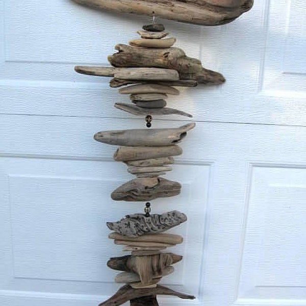 Driftwood Mobile With Beads (DC873)