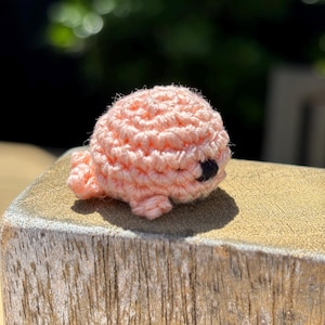 Handmade Micro Crochet Whale – Tiny, Soft & Adorably Cuddly Plush