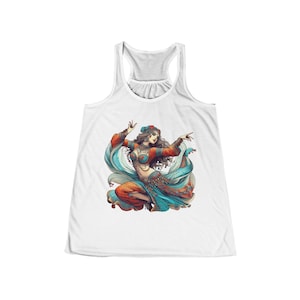Bellydancer Iman Flowy Racerback Tank