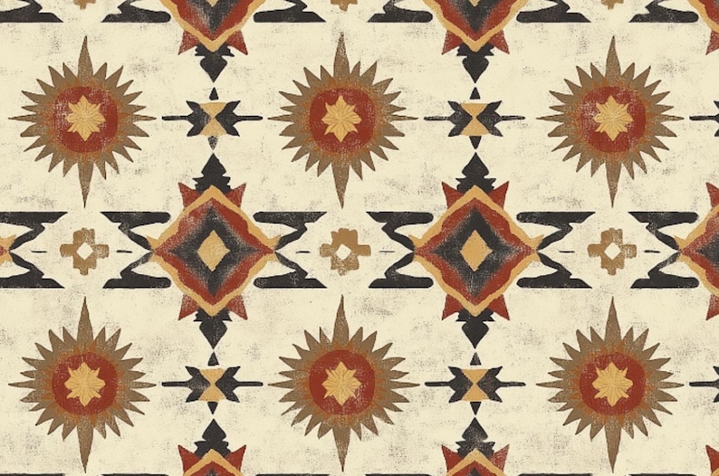 Chumash Tribal Pattern: Seamless Repeatable Art (digital Download) - Etsy