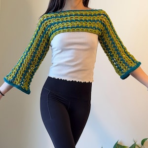Bohemian Earthy Vibe Crochet Sleeves