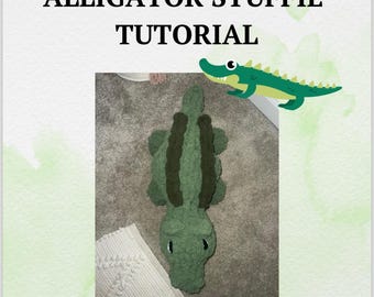 Alligator Chunky Knit Pattern / Tutorial