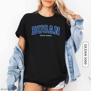 Busan South Korea T Shirt Gift for Kpop Lover Graphic Tee Gift for Travel Lover TShirt Gift for Korean K Drama Lover  GILDAN 5000 T-Shirt