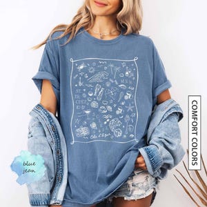 St. Tropez French Beach Vacation Shirt Gift Côte d'Azur France Travel Shirt Vintage Aesthetic Mer Soleil Sun Sea COMFORT COLORS Shirt