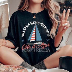 French Vacation T-Shirt Gift for Friend Shirt Gift for Summer Holiday Graphic Tee Gift French Riviera Graphic Shirt Gift Bella Canvas Shirt