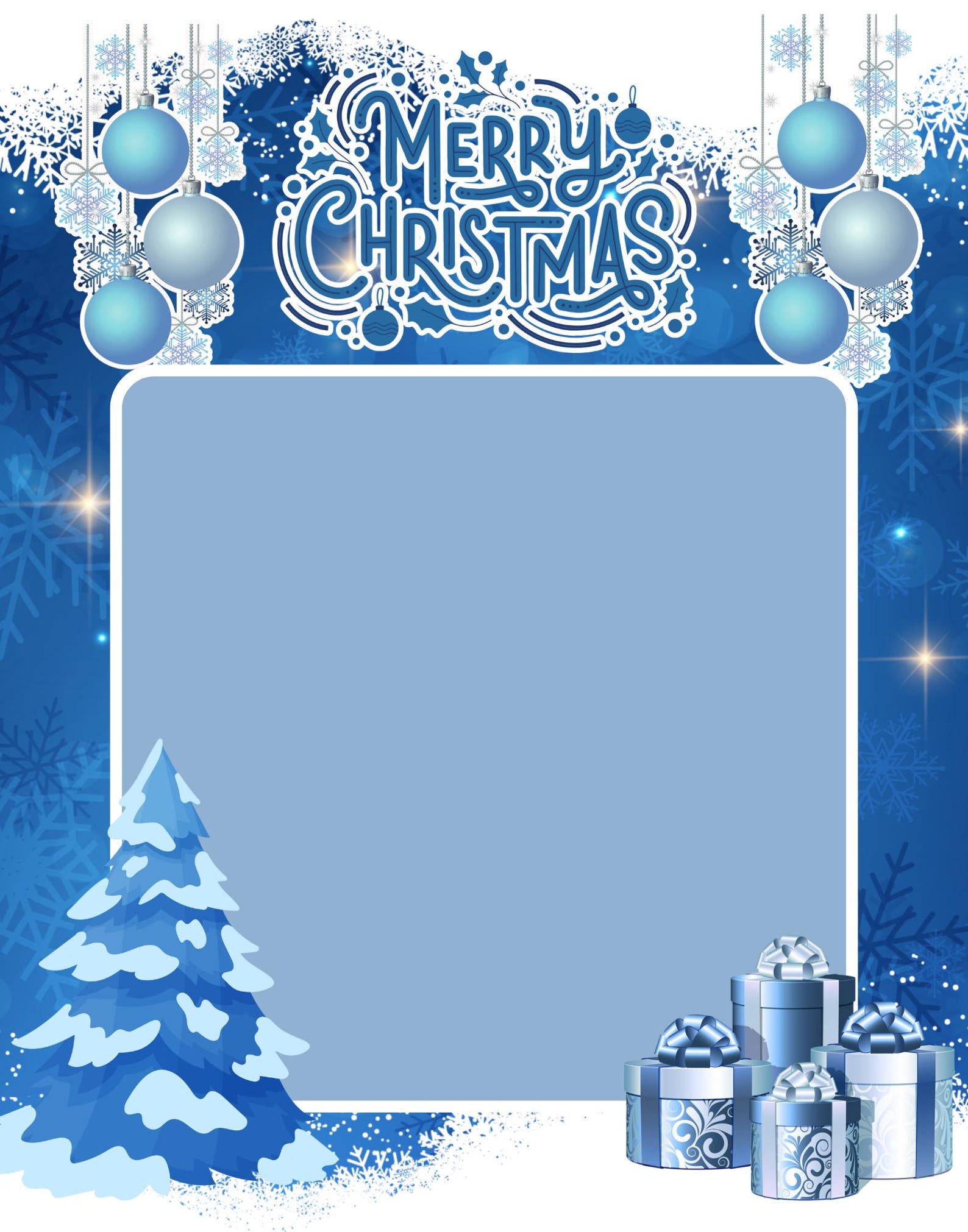 10 Jumbo Christmas Card 11x14 Template . Greeting Cards for Family and