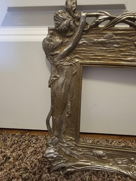 アンティーク アールヌーボー 真鍮 額縁 - Etsy 日本