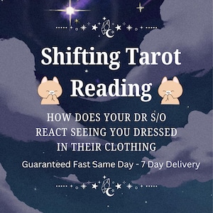 How Your DR s/o Reacts Seeing You Dressed in Their Clothing | 2 cards | Guaranteed Fast Same Day - 7 Day Delivery | Desired Shifting Reality