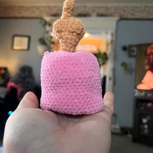Crochet middle finger, heart, reversible, Pattern (PDF Download)