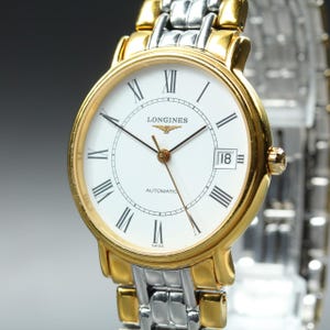 Vintage Longines Grand Classic Men's Automatic Watch, White Dial, L4.721.2, Ex+5