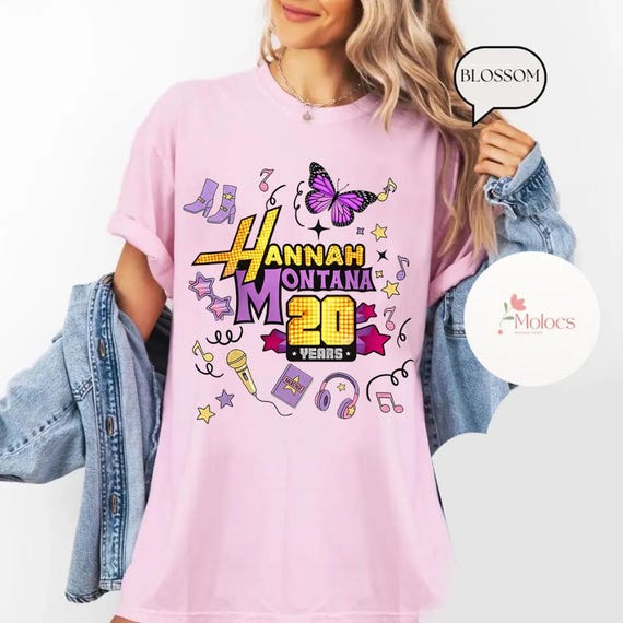 Disney Hannah Montana 20 Years Anniversary Shirt, Disney Channel