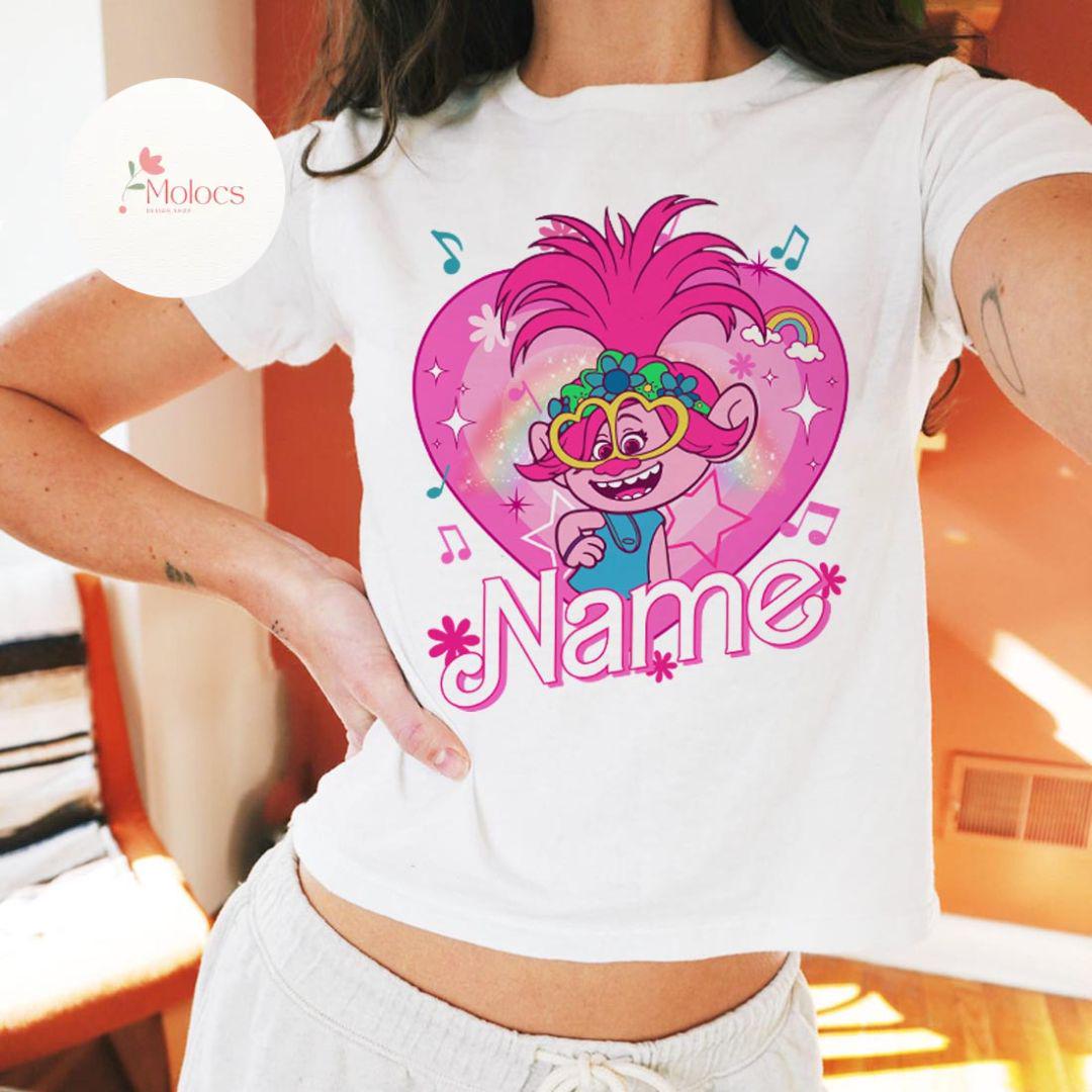 ☆KIRSH☆ Trolls Graphic Crop T-Shirt White Buy KIRSH Trolls Retro Graphic Crop T-Shirt White | SASOM