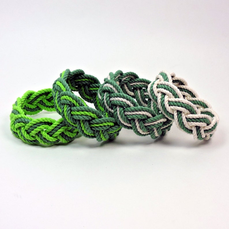 Saint Patricks Day Sailor Knot Bracelet