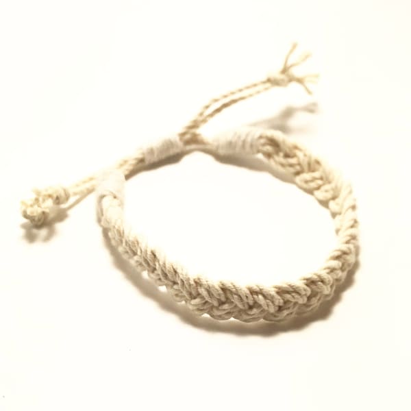 Sailor Anklet Braided American Made Cotton