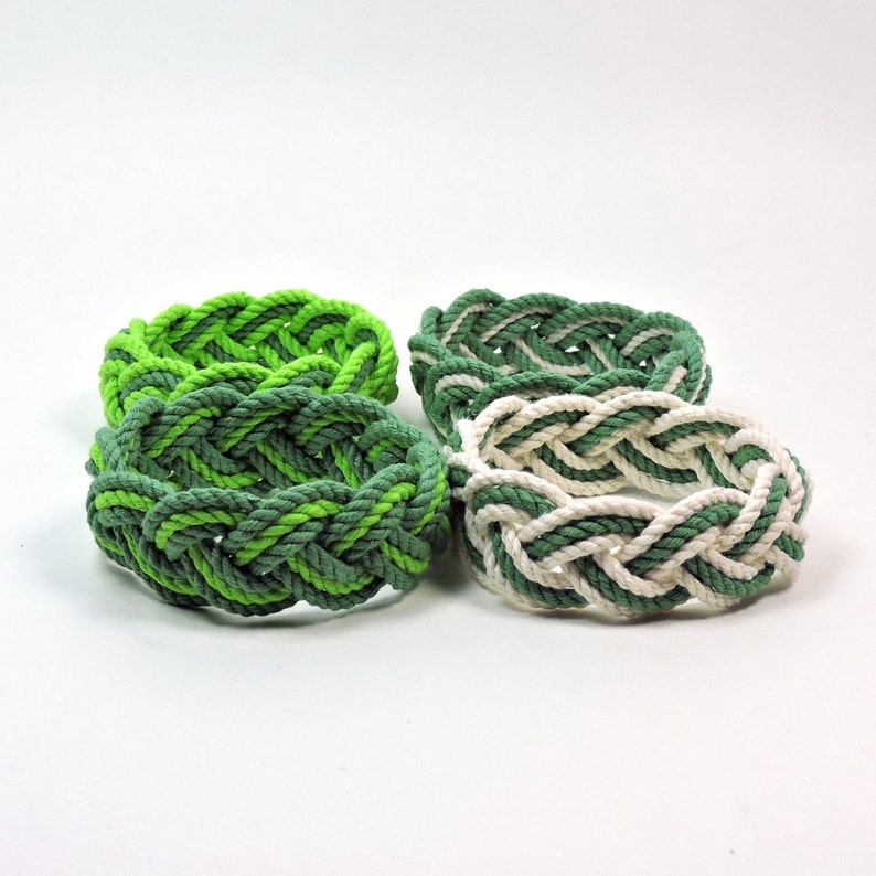Saint Patricks Day Sailor Knot Bracelet