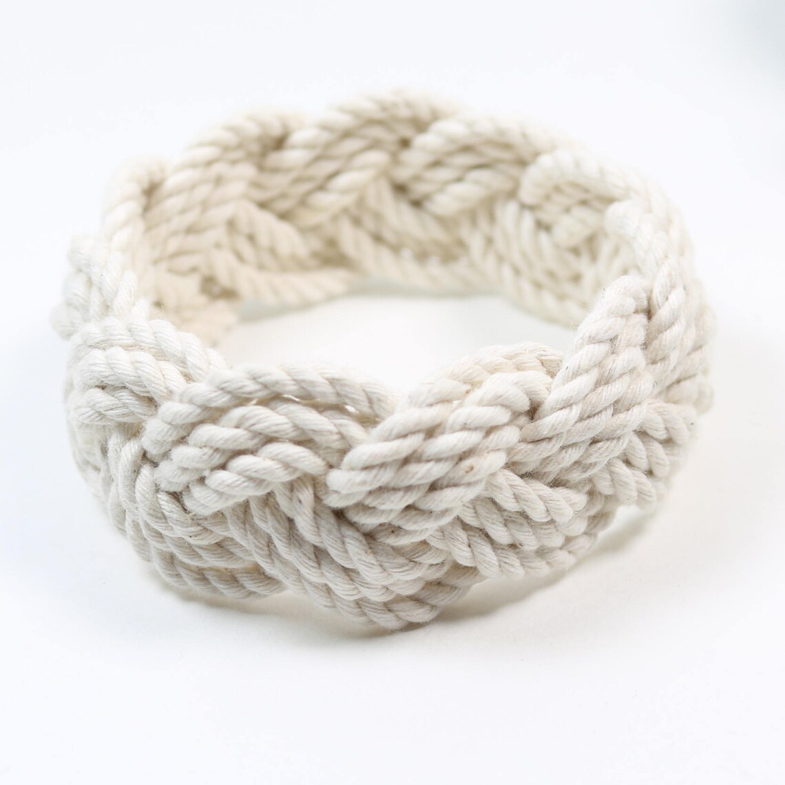 Classic White Rope Bracelet Shrink to Fit Etsy