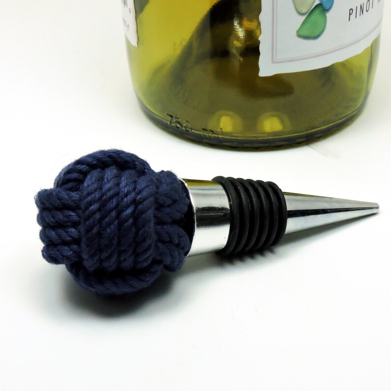 Nautical Monkey Fist Knot Bottle Stopper for Wine Bottles 8 Etsy