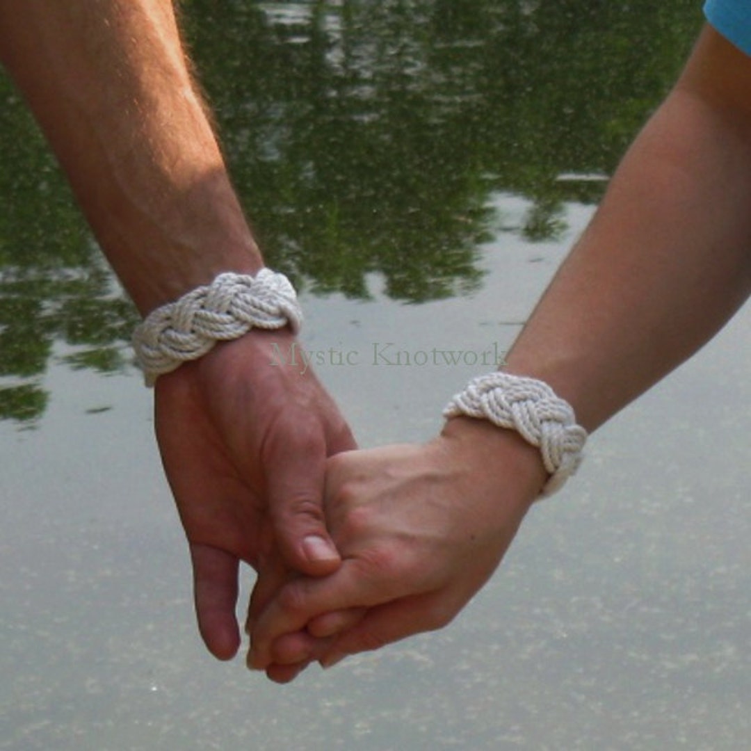 Thin Sailor Rope Bracelet Pink & Purple