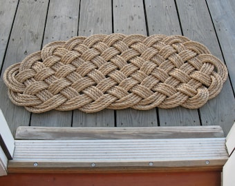 Large Nautical Manila Rope Mat 2275