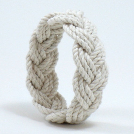 White Rope Belt, Single Wear, Single Knot, Extra Large