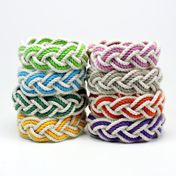 Cotton Rope Beach Bracelet Choose your Color