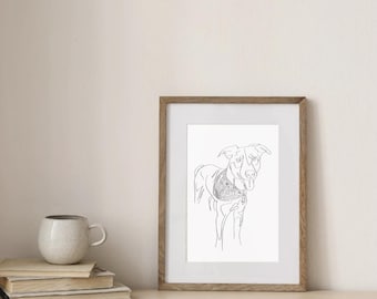 Custom Line Art Pet Portraits