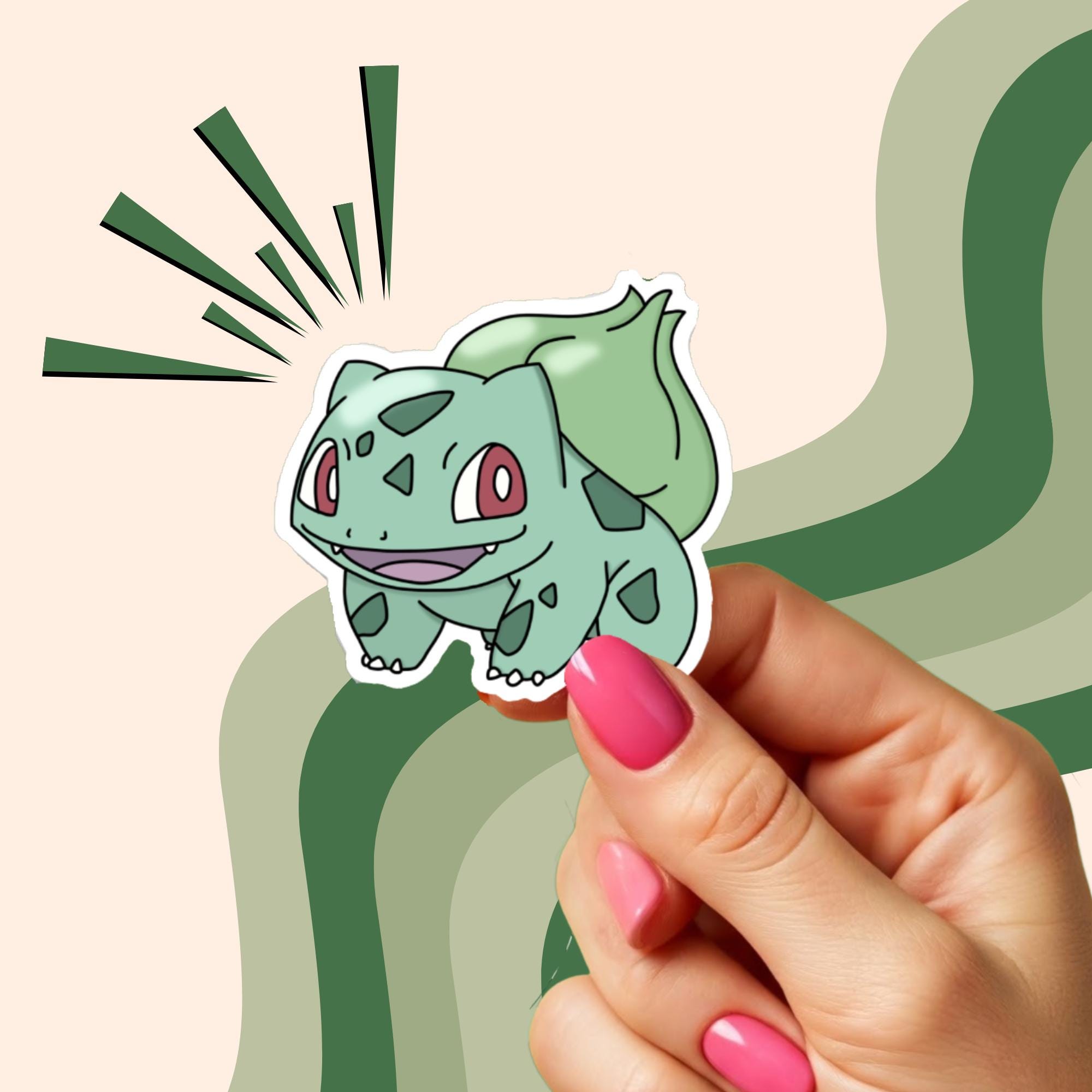 Bulbasaur Pokémon Vinyl Sticker - Durable & Weather-Resistant Decal – LAV Bulbasaur Pokémon Vinyl Sticker - Durable & Weather-Resistant Decal – LAV