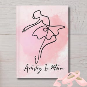 Ballett Tagebuch, Tänzer Tagebuch, Tanz Notizbuch, Geschenk für Ballerina, Tanz Praxis Tagebuch, Ballett Lehrer Planer