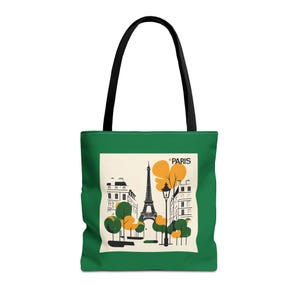 Paris Charm Einkaufstasche, Paris Tote, Eiffelturm Tasche, Einkaufstasche französischer Markt, Reisetasche, Paris-Liebhabergeschenk, Modetasche