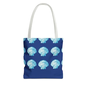 Seashell Tote Bag, Beach Bag, Summer Accessory, Eco-Friendly Shopper, Gift for Ocean Lovers, Stylish Shell Design
